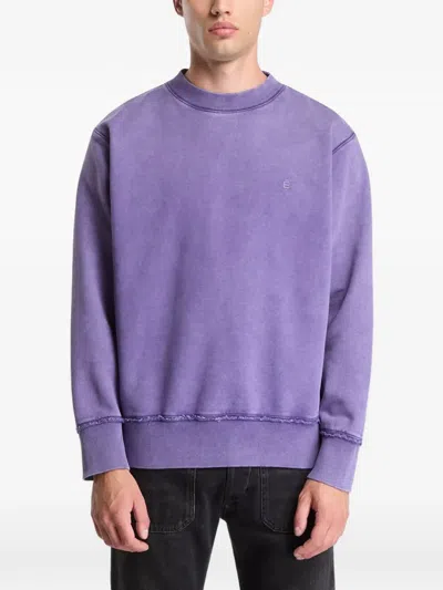 Etudes Studio Logo-embroidered Sweatshirt In Purple