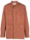 Etudes Studio Cotton Button-down Shirt In Brown