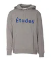 Etudes Studio Long-sleeved Hooded Sweater In Gray