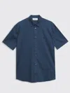 Etudes Studio Lyrique Ss Accent Dyed Shirt In Blue