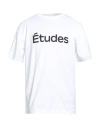Etudes Studio Études Studio Man T-shirt White Size L Organic Cotton In Yellow