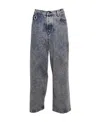 Etudes Studio Midi-rise Wide-leg Jeans In Gray