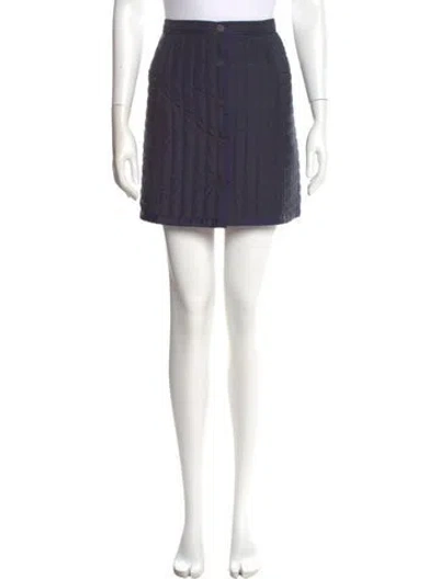 Pre-owned Etudes Studio Mini Skirt In Blue