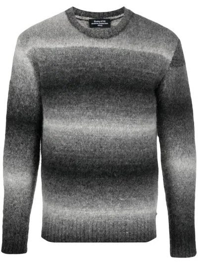 Etudes Studio Moondog Ombre Stripe Jumper In Black