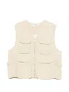 Etudes Studio Multipocket Vest In Neutral