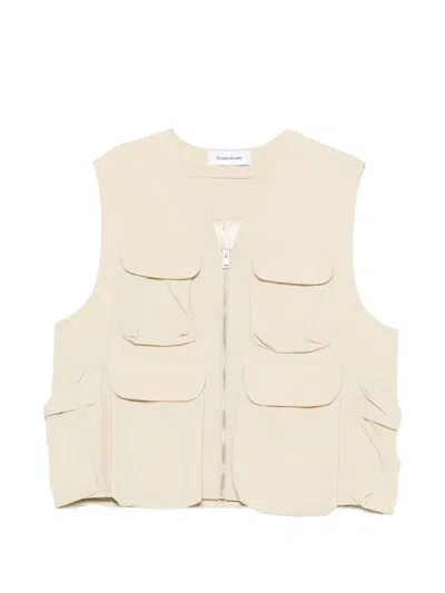 Etudes Studio Multipocket Vest In Neutral