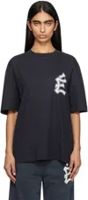 Etudes Studio Navy 'the City' Relax T-shirt In Navy