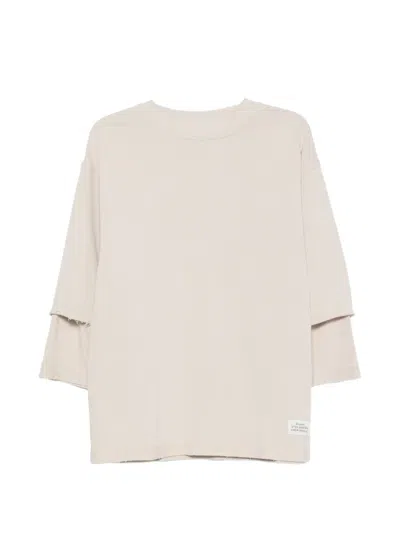 Etudes Studio Nirvana Layered-sleeve Sweater In Neutrals