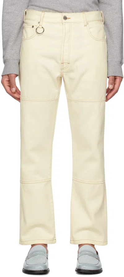 Etudes Studio Off-white Corner Jeans In Off White