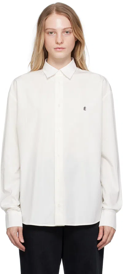 Etudes Studio Off-white Lyrique Accent Shirt