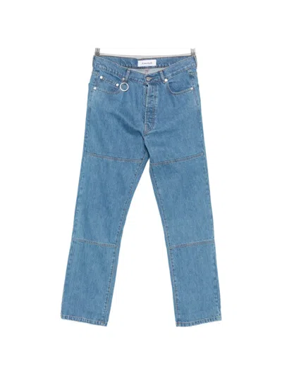 Etudes Studio Panelled D-ring Jeans In Blue
