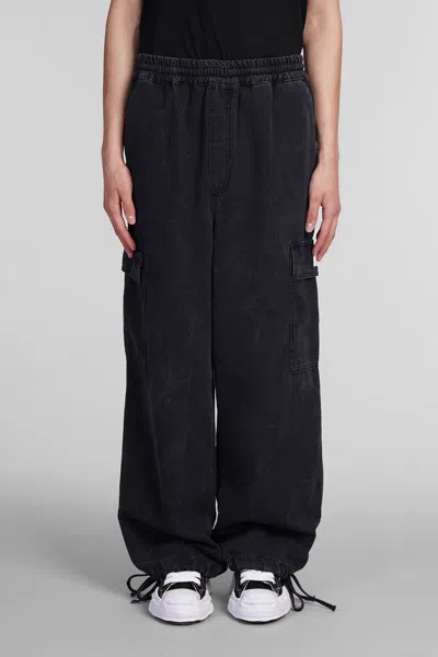 Etudes Studio Trousers In Black Cotton
