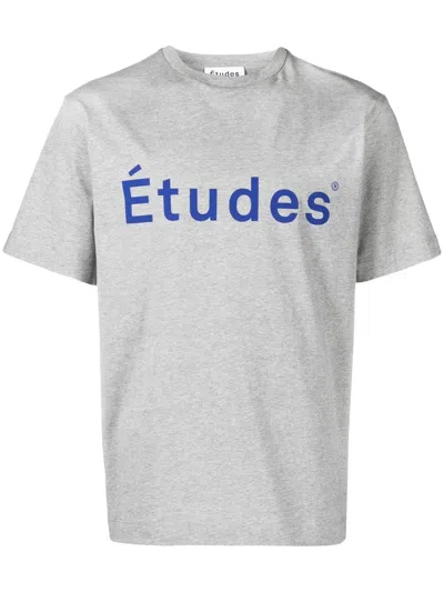 Etudes Studio Logo-print Detail T-shirt In Black