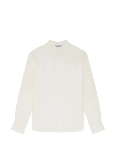 Etudes Studio Relax Logo-embroidered Button-down Shirt In White