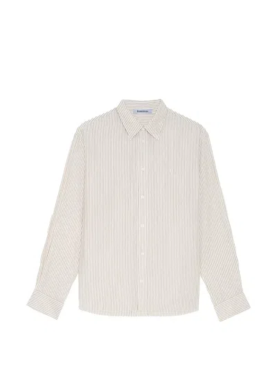 Etudes Studio Relax Vertical-stripe Shirt In Neutral