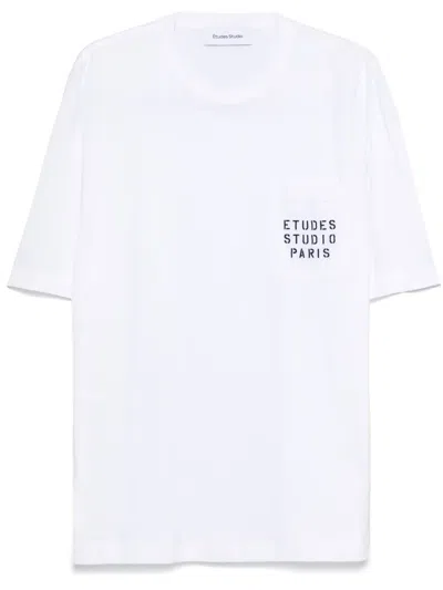 Etudes Studio Relaxed-pocket T-shirt In White