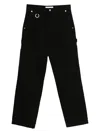Etudes Studio Ring-detail Carpenter Pants In Black
