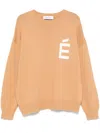 Etudes Studio Round-neck Cotton Sweater In Neutrals