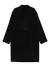 Etudes Studio Single-breasted Coat In Black