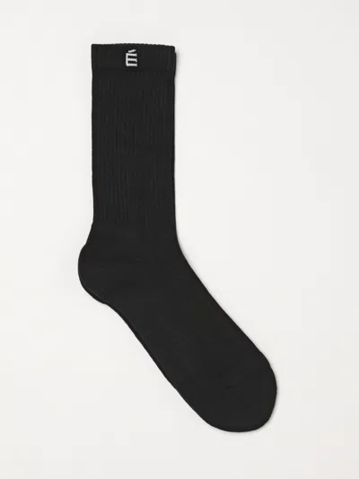 Etudes Studio Ribbed Socks In Black