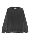 Etudes Studio Star-print Crew Neck Sweatshirt In Black