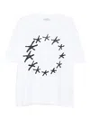 Etudes Studio Star-print Organic Cotton T-shirt In White