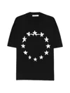 Etudes Studio Star-graphic T-shirt In Black