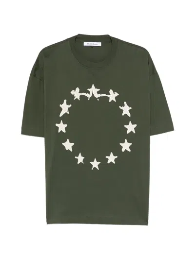 Etudes Studio Star-graphic T-shirt In Green