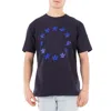 Etudes Studio Stars Print Regular Cotton T-shirt In Blue