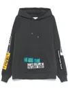 Etudes Studio Stickers Hoodie In Grey