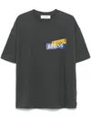 Etudes Studio Stickers-print T-shirt In Anthracite