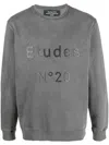 Etudes Studio Story N20 Distressed Sweatshirt In Grey