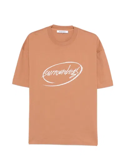Etudes Studio Surroundings T-shirt In Brown