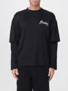 Etudes Studio Double-sleeves Cotton T-shirt In Black