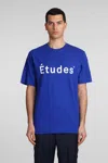 ETUDES STUDIO T-SHIRT IN BLUE COTTON