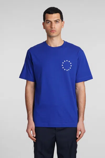 ETUDES STUDIO T-SHIRT IN BLUE COTTON