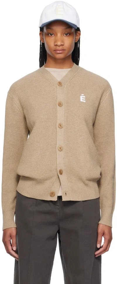 Etudes Studio Taupe Boris Cardigan In Sand