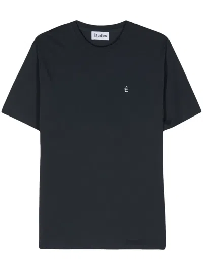 Etudes Studio The Award Accent T-shirt In Blue