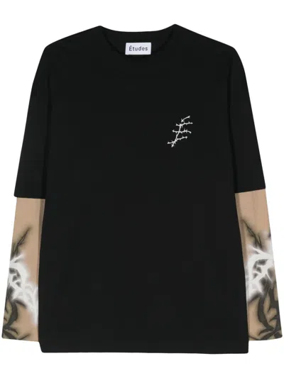 Etudes Studio The Goudron Thorns T-shirt In Black