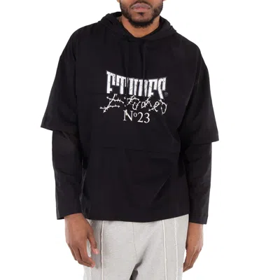 Etudes Studio The Pave N23 Organic Cotton Hoodie In Black