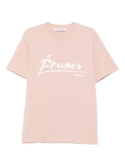 Etudes Studio The Regular Signed Organic Cotton T-shirt In Pink