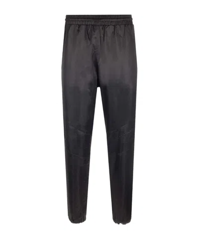 Etudes Studio Tour Satin-finish Trousers In Black