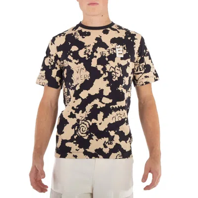 Etudes Studio Tree Bark Allover Wonder Patch T-shirt In Black