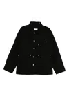 Etudes Studio Twill Button-fastening Jacket In Black