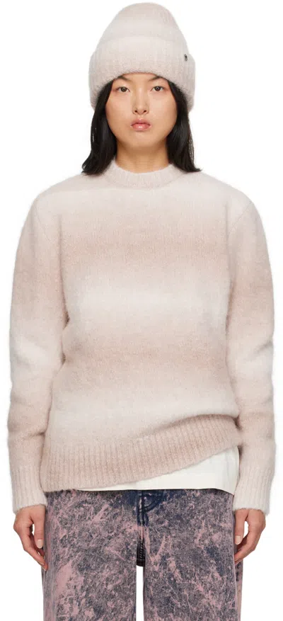 Etudes Studio White & Beige Moondog Sweater