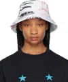 Etudes Studio White Julian Farade Training Bucket Hat In Ciel De Mai
