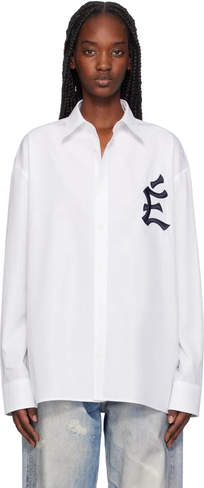 Etudes Studio White Oversize 'the City' Shirt
