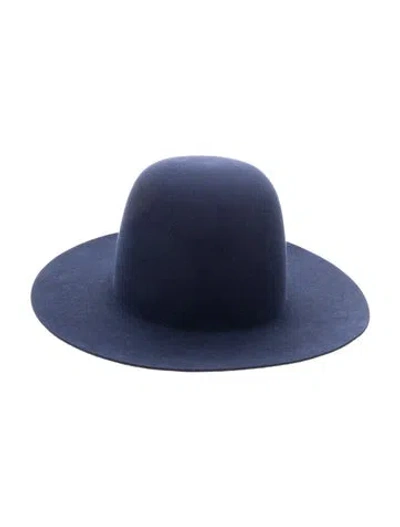 Pre-owned Etudes Studio Wide Brim Hat In Blue