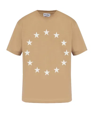 Etudes Studio Wonder Europa Cotton T-shirt In Nude