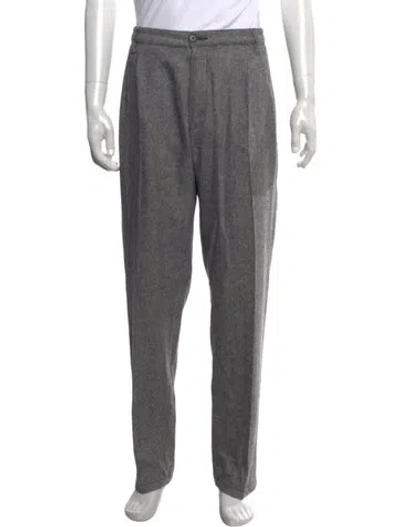 Pre-owned Etudes Studio Wool Dress Pants In Gray